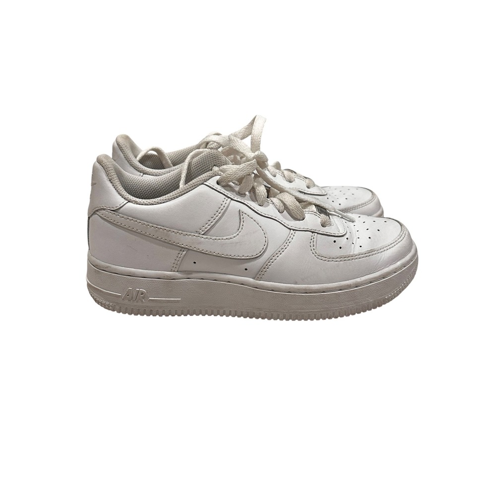 Nike Air Force 1 Low White Kids Sneakers 314192-117 Size 4.5Y